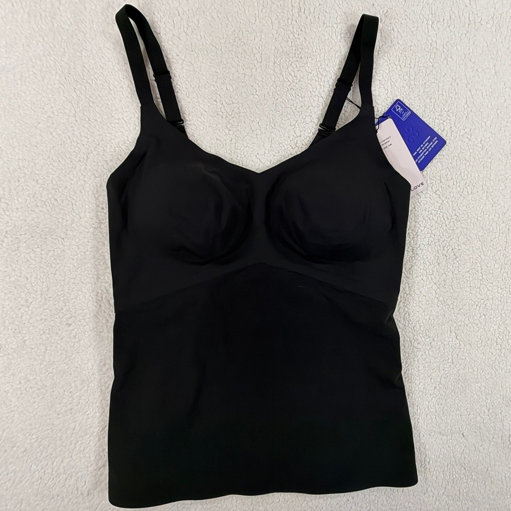 Honeylove LiftWear Cami Women XL Black New Shapewear Smoothing Tank Top